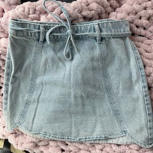 Pacsun denim mini skirt